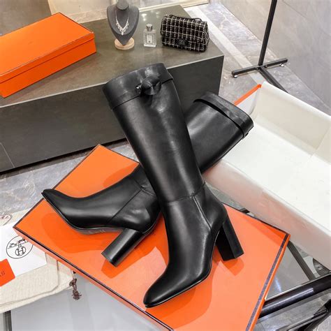 armored hermes boots|Hermes high heel boots.